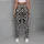 Black And White Floral Spot Motif For Everyday Casual Style And Weekend Wear For Her Leggings - 5