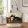 Black And White Cat Curled Among Vintage Books For Cozy Library Readers And Book Lovers Quilted Tote Bag - 1