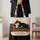 Black And White Cat Curled Among Vintage Books For Cozy Library Readers And Book Lovers Quilted Tote Bag - 4