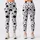 Black And White Abstract Spots For Casual Everyday Style And Weekend Outings Leggings - 1
