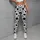 Black And White Abstract Spots For Casual Everyday Style And Weekend Outings Leggings - 4