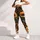 Rustic Sunflowers with Teal Foliage for Casual Days and Autumn Gatherings for Her Leggings - 6