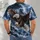 Soaring Eagle in a Lightning Storm for Bold Outdoor Adventure Wear and Wildlife Fans All-over Print Unisex T-shirt - 4