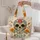 Sugar Skull Marigolds for Day of the Dead Celebrations and Autumn Outings Quilted Tote Bag - 5