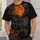 Halloween Haunted Cemetery Moonlit Night Scene for Autumn Parties and Gothic Style Lovers All-over Print Unisex T-shirt - 6
