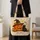 Halloween Pumpkin And Black Cat Autumn Market Treat For Spooky Season Gift Lovers And Friends Quilted Tote Bag - 4