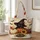 Witch Hat Black Cat and Pumpkins for Spooky Autumn Nights and Halloween Gift Giving Quilted Tote Bag - 1