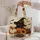 Witch Hat Black Cat and Pumpkins for Spooky Autumn Nights and Halloween Gift Giving Quilted Tote Bag - 5