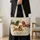 Dachshund Hearts and Wildflowers for Cozy Dog Mom Days, Errands, and Gifting Quilted Tote Bag - 4