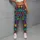 Bright Rainbow Paw Prints For Playful Pet Lovers And Everyday Casual Outings All Year Leggings - 4