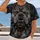 Intimidating Bulldog Portrait for Bold Streetwear Style and Devoted Dog Lovers Everywhere All-over Print Unisex T-shirt - 2