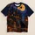 Witch Moon Haunted Cottage and Black Cat for Halloween Night and Autumn Gatherings All-over Print Unisex T-shirt - 5