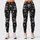 Ivory Snowflakes on Midnight Black for Cozy Winter Days and Festive Getaways Leggings - 1
