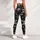 Ivory Snowflakes on Midnight Black for Cozy Winter Days and Festive Getaways Leggings - 5