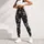 Ivory Snowflakes on Midnight Black for Cozy Winter Days and Festive Getaways Leggings - 6
