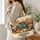 Fall Gnome and Pumpkin Truck for Autumn Thanksgiving Gatherings and Seasonal Gifting Quilted Tote Bag - 3