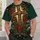 Christmas Cross and Evergreen Wreath for Faith-Filled Holiday Gatherings and Winter Comfort All-over Print Unisex T-shirt - 6