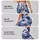 Blue and Ivory Peony Blooms for Everyday Style and Relaxed Weekend Outings for Women Leggings - 2