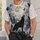 Howling Wolf, Raven and Full Moon Woodland Scene for Gothic Night Nature Lovers All-over Print Unisex T-shirt - 6