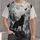 Howling Wolf, Raven and Full Moon Woodland Scene for Gothic Night Nature Lovers All-over Print Unisex T-shirt - 1