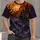 Haunted Mansion, Raven and Blood Moon for Halloween Nights and Gothic Style Women All-over Print Unisex T-shirt - 1