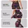 Violet Magenta Botanical Blooms for Everyday Style and Special Occasions Leggings - 2