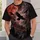 Gothic Raven Moon And Wolf Forest Night Scene For Alternative Everyday Style All-over Print Unisex T-shirt - 6