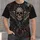 Gothic Winged Skull and Crimson Roses for Halloween and Dark Romantic Style All-over Print Unisex T-shirt - 1