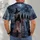 Witches Crossing Moonlit Water for Halloween Night and Autumn Gathering Fans All-over Print Unisex T-shirt - 4