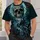 Gothic Skull, Moonlit Castle And Roses For Dark Fantasy Nightlife Style Fans All-over Print Unisex T-shirt - 6