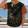 Raven Moon Mushroom Woodland Art for Halloween Nights and Bohemian Autumn Style All-over Print Unisex T-shirt - 2