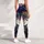 Celestial Moon And Rainbow Tree For Festival Nights And Everyday Bohemian Style Leggings - 4