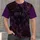 Gothic Rouge Roses and Violet Wings for Midnight Halloween and Dark Romantic Style All-over Print Unisex T-shirt - 1