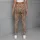 Rust Paisley Medallion and Geometric Elegance for Evening Outfits and Everyday Style Leggings - 5