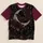 Gothic Bat Crescent Moon and Burgundy Roses for Halloween Night, Dark Romantic Style All-over Print Unisex T-shirt - 5