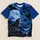 Moonlit Wolf and Raven Forest Scene for Nighttime Nature Lovers and Wildlife Fans All-over Print Unisex T-shirt - 5