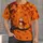Autumn Maple Leaves And Scarf-Wearing Cat For Cozy Fall Days All-over Print Unisex T-shirt - 1