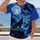 Wolf, Raven and Blue Moon Forest for Nighttime Nature Lovers and Outdoor Enthusiasts All-over Print Unisex T-shirt - 2