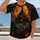 Haunted Pumpkin Castle Under a Blood Moon for Spooky Halloween Nights and Fallwear All-over Print Unisex T-shirt - 2