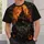 Haunted Pumpkin Castle Under a Blood Moon for Spooky Halloween Nights and Fallwear All-over Print Unisex T-shirt - 6