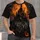 Haunted Pumpkin Castle Under a Blood Moon for Spooky Halloween Nights and Fallwear All-over Print Unisex T-shirt - 1