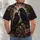Crow Pair With Moody Florals For Everyday Nature Lovers And Dark Romantic Style Fans All-over Print Unisex T-shirt - 4