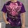 Pink Ribbon Angel Wings and Roses for Breast Cancer Awareness and Survivor Support Gift All-over Print Unisex T-shirt - 1