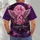 Pink Ribbon Angel Wings and Roses for Breast Cancer Awareness and Survivor Support Gift All-over Print Unisex T-shirt - 4