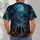 Moonlit Witch Gathering With Glowing Pumpkins For Halloween Night Forest Fans All-over Print Unisex T-shirt - 4