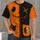 Patchwork Halloween Scarecrow Face and Cat Pockets for Spooky Party Cosplay Wear All-over Print Unisex T-shirt - 1