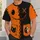Patchwork Halloween Scarecrow Face and Cat Pockets for Spooky Party Cosplay Wear All-over Print Unisex T-shirt - 6