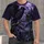 Gothic Raven and Haunted Castle Scene for Dark Fantasy Nights and Autumn Outings All-over Print Unisex T-shirt - 1