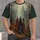 Autumn Forest Witches for Halloween Parties, Gatherings, and Cozy Seasonal Wear All-over Print Unisex T-shirt - 1