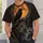 Gothic Raven and Howling Wolf Under a Full Moon for Moody Autumn Nights All-over Print Unisex T-shirt - 6